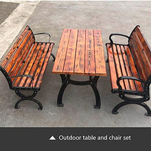 QHW Panca da Giardino per Esterni, mobili in Legno massello Verniciato a 3 posti, Decorazione Semplice e Moderna per terrazza/Parco, 120x40x74cm, 150x40x74cm