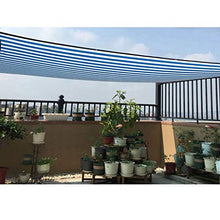 LSZ Rete dell'ombra del Fiore del Balcone del Balcone del Giardino isolata Protezione Solare Blu Bianca Netta della Rete dell'ombra della Famiglia Vele Parasole (Color : A, Size : 3 * 4)