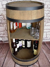 Barile Bar, botte in legno, 81 cm – Armadietto in forma di botte per sistemare le bottiglie. Botte da vino