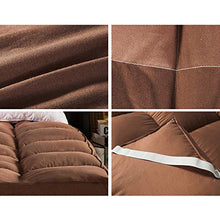 QVIVI Materasso Futon, Tatami Addensato Materassi Pieghevole Roll Up Traspirante Resistente Materasso Futon Pavimento per Camera Letto Dormitorio Studenti Brown 1.2 * 2M