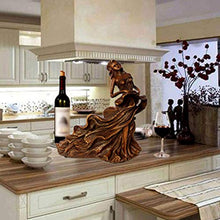 LHQ-HQ Bottiglia di Vino Wine Rack Rack Creativa Wine Rack Salone della Decorazione della Bottiglia di Vino della cremagliera di visualizzazione Resina Caratteri Vino Rack Ornament