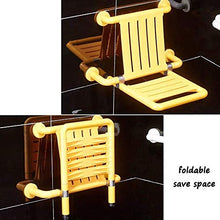 Bath Chair Bagno Sgabello Pieghevole Doccia Sedile a Parete Antiscivolo igienici Anziano Uomo di Prendere Una Vasca da Bagno su Uno Sgabello Sicurezza