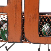 TOOARTS Portabottiglie da Parete, Supporto a Parete in Vetro con Supporto per Contenitore di stoccaggio in Sughero con 5 Zaini Porta Vino in Vetro portaoggetti