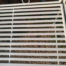 LXLH Panca da Giardino Panca da Giardino panchina retrò Panca da Giardino per Esterni, panchina in Metallo Impermeabile e con Protezione Solare con Schienale e braccioli, panchina Decorativa per