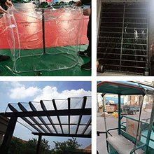 Telone impermeabile spesso trasparente balcone Antipioggia Non blocca il sole Proteggi la crescita delle piante Telo Impermeabile Protezione dal freddo A prova di vento for il giardinaggio di pesca in