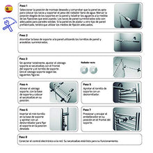 ClimaSpain Radiatore Scaldasalviette Elettrico Barcelona · Scaldasalviette Elettrico (Misure 700x500 mm) 250W · Portasciugamani Bianco · Semplice da Installare, Non dovrai Preoccuparti