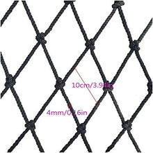 Protective net decoration / Protezione dei bambini Nero netto ringhiera del balcone della scala di sicurezza Net scherza l'animale domestico del gatto Protezione rete di carico Scala di corda di sicur