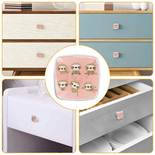 Animale pigro 4 PCS Pomelli per Porta, Pomolo per Mobile, Pomelli per Mobili con Viti, Maniglia per Armadietto, Pomelli per Porta, Pomelli per Cassetti per Porta, Armadio, Cassetto e Credenza