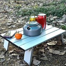 HANYF Tavolo da Picnic Portatile Mini, Beach Camping Travel Aluminium Ultra Light Pieghevole Impermeabile Impermeabile
