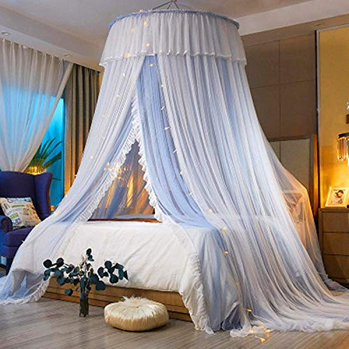 SXFYHXY Rotondo Principessa Baldacchino per Letto Tenda del