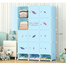 Guardaroba Semplice noleggio Armadio Camera da Letto Pieghevole Rimovibili di archiviazione Gesso Governo dell'Assemblea Combinazione di plastica Armadio XINYALAMP