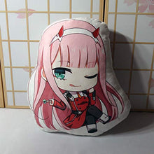XKMY Cuscino Giocattolo Anime 02 ZERO DUE Breve Peluche Farcito Carino Bambola Doppia Faccia Federa 42 cm Per Regalo cuscino
