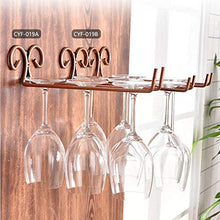 KUMOPYU Porta Ventose Appeso Cremagliera in Acciaio Inox Appeso A Parete Bicchiere da Vino Calice Scaffale Accessori per Utensili-Doppia Fila_ Porta Vino Arredamento Casa Porta Bottiglie