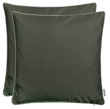 Cuscino decorativo da esterno e da giardino, con imbottitura, in tinta unita, resistente alla sporcizia e impermeabile, con chiusura lampo, dimensioni: 45 x 45 cm