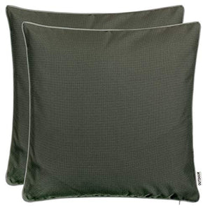 Cuscino decorativo da esterno e da giardino, con imbottitura, in tinta unita, resistente alla sporcizia e impermeabile, con chiusura lampo, dimensioni: 45 x 45 cm