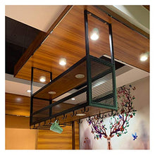 CCFENG Ferro Vino Rack, Industriale Vino Rack Stile, armadietto del Vino, Appeso a Parete, Bar Vino Rack bancone, Appeso cremagliera Ristorante Bar Bicchiere di Vino, casa Appeso (Size : 80 * 30cm)