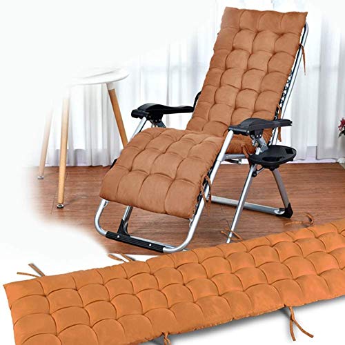 Zero Sdraio Sedia A Sdraio A gravità Zero Patio, Sedia Pieghevole in Giardino All'aperto Poltrona Reclinabile Sedia A Dondolo con Cuscini Supporta 200 kg Sedia gravità (Color : Brown)