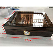 ESGT 1pcs 12-25 Cigar Box Cigar Humidor Case Desktop umidificatore Glasstop Accessori per sigari