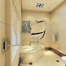 Specchio da bagno, anti-appannamento, specchio da Specchio da bagno a LED illuminato impermeabile, specchio per il trucco da 8 pollici Montaggio a parete, 10x ingrandimento Bagno da bagno Specchio da