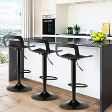 Sgabello Estetista con Back Pp Cushion Bar Stool Stool Sedie A Mano Aperta da Cucina Moderna Sedie da Pranzo con Gambe in Metallo Imbottite,Bianco Nero