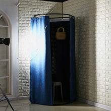 MAHFEI Negozio di Abbigliamento per Camerini, Camerino di Prova Traccia Mobile di Tipo U. Spogliatoio Autoportante Protezione Privacy Partizione Kit Tenda Spogliatoio Portatile