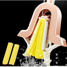 SSAYY Spray Mop Straccio per Mop di Cotone per Colla per Uso Domestico/Mop di Spugna Assorbente/Pieghevole Retrattile/Design con Impugnatura Umanizzata