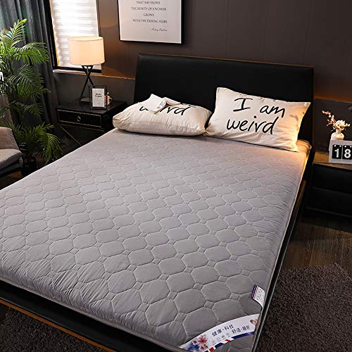 Yamyannie-Home Materasso Ispessito Caldo Tatami Materasso futon for Il Sonno e Viaggi (Colore : Grigio, Dimensione : 120x200cm)