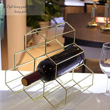 Portabottiglie Impilabile,Da Tavolo A Nido Dape 6 Bottiglie Portabottiglie Portabottiglie Moderno In Metallo Portabottiglie Vino Tavolo,Usato Per Conservare Il Vino Bianco Negli Armadi Cucina Di Casa