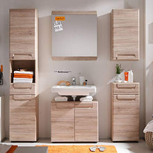 trendteam smart living Mobili, Derivato del Legno, Quercia San Remo Chiara Decorativa, 65 x 70 x 4 cm