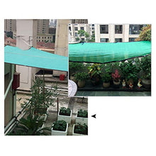 KDDEON Rete Ombreggiante Resistente ai Raggi UV Verde,Ombreggiante 85%,Telo Coprente Traspirante,con Occhielli e Cordoncino,per Copertura Vegetale Serra Cortile Patio Tetto (2x2m/6.6x6.6ft)