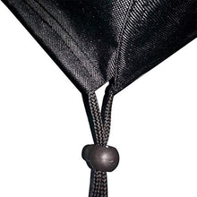 Casa & Giardino Copridivano pieghevole anti-UV impermeabile anti-UV 210D sedie da tavolo copertura protettiva copertura set di mobili For esterni, dimensioni: 242 * 162 * 100cm (nero) Casa & Giardino