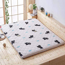 Futon Furniture - Materassi tradizionali giapponesi per il pavimento, pieghevoli, per yoga, singoli, doppio spessore di 7 cm, 100 x 200 cm, 90 x 200 cm