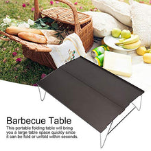 LetCart Tavolo da Picnic Tavolo da Pranzo da Picnic Pieghevole per Barbecue Singolo in Lega di Alluminio Portatile da Escursionismo all'aperto