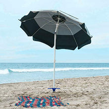 BESTOMZ Base per ombrellone da avvitare 38cm (Blu)