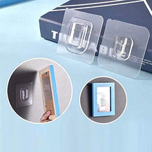 30 Pezzi,Ganci Autoadesivi Muro,Ganci da Parete Biadesivi Riutilizzabili,Ganci Da Parete Biadesivi,Ganci Adesivi Trasparenti,Ganci da Parete per Bagno Cucina.