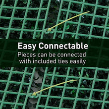 EXCLVEA Decorazione Schermo Foglia Finta all'aperto Pannelli Artificiale siepe di bosso Mat impianto UV Protected Outdoor Indoor Faux Giardino Decorazioni domestiche 12 Pezzi