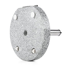 blumfeldt Schirmherr 30RD - Supporto Ombrellone da Terrazza, Rotondo, in Granito, 30 kg, Superficie 45 x 45 cm, Fusto in Acciaio Inox, Grigio Lucido