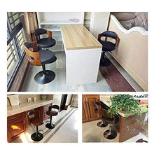 LIN-rlp Sgabelli da Bar seggiolone Multifunzione Regolabile a 360 ° Girevole di Gas dell'elevatore Extra Large Base Schienale poggiapiedi Colazione Bar Dining casa Pianale da Cucina Trucco