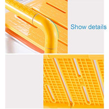 AGWa Bagno Sgabelli Strumento medico - Montaggio libero/doccia Sgabello Panchina/Con Anti-Slip gomma Consigli/per la sicurezza e la stabilità,bianca