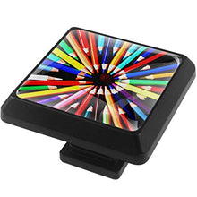 Penna arcobaleno 3 PCS Pomelli per Porta, Pomolo per Mobile, Pomelli per Mobili con Viti, Maniglia per Armadietto, Pomelli per Porta, Pomelli per Cassetti per Porta, Armadio, Cassetto e Credenza