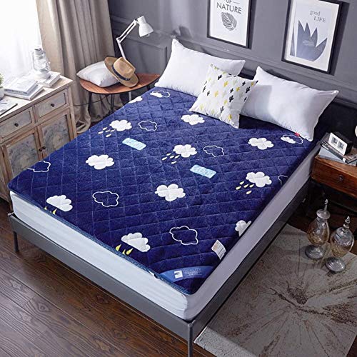 LJYY Tappetino, Topper Materasso Futon Floor Bed Dorm-B 90x200cm (35x79inch)