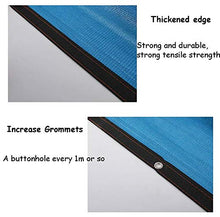 Paralume per Piante da Giardino, 80% Sunblock Paralume per Tende Blu, Paratoia A Blocchi UV con Rilegatura Nera E Anelli di Tenuta (Dimensioni : 4X5m)