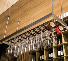 XHCP Portabicchieri da Appendere - Portabottiglie - Portabottiglie in Metallo - Oro/Argento - Accessori per soffitto da Bar, Ristorante