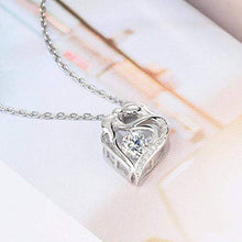 Baoxiaohed Collana in Argento Sterling, Aggiungi Collana Zircon S925 Fashion Maternal Love Style, Adatta per La Festa della Mamma, Regali di Anniversario E Regali di Compleanno