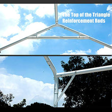 ZDYLM-Y Tenda da Festa per Gazebo per Posto Auto Coperto Resistente all'Acqua con Lati della Finestra, Tenda da Esterno Antivento e Antipioggia,6x3m