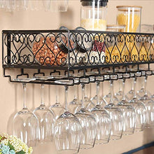 Supporto del vino, Bicchiere da vino supporto della cremagliera della cucina parete ha appeso vino, vetro di vino Rack Hanging Coppa Rack, attaccatura del supporto di Calice mensola creativa Vino Ross