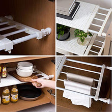 LouisaYork - Divisorio per mensole regolabile, per armadio, armadio, armadio, cucina, frigorifero, libreria, lunghezza 53-90 cm