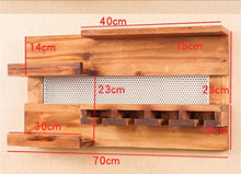 MXueei ZfgG Cremagliere di Legno Creative della Parete, scaffali del Vino fissati al Muro, mensole della Decorazione della Parete della Sala da Pranzo
