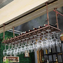 Wine Rack, cremagliera del vino industriale Wine Rack Altezza regolabile testa in giù appesi bicchieri di vino di asciugatura del supporto della cremagliera Contiene qualsiasi tipo di Calici vetro bic