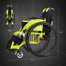Carrozzine Semoventi, Transito Portatile Viaggi Sport E Tempo Libero, Portatile Super Leggero con Rimozione Rapida dei Pneumatici Comodo Cuscino Sospensioni Pneumatici Ruota Lega Spinta Sa